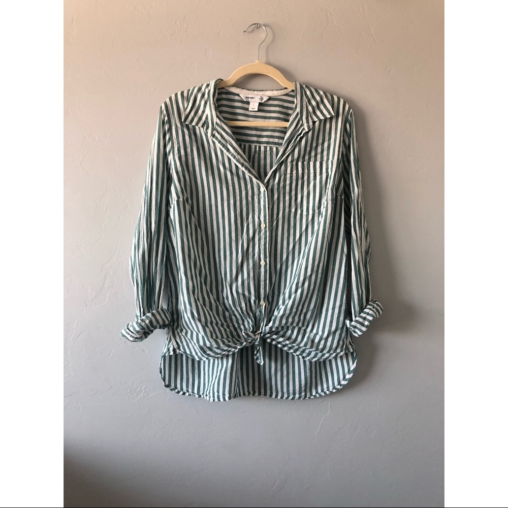Old Navy striped blouse